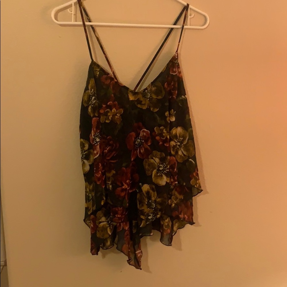 Hollister floral tank